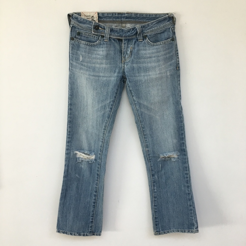 Low Rise Cropped Jeans Size 25